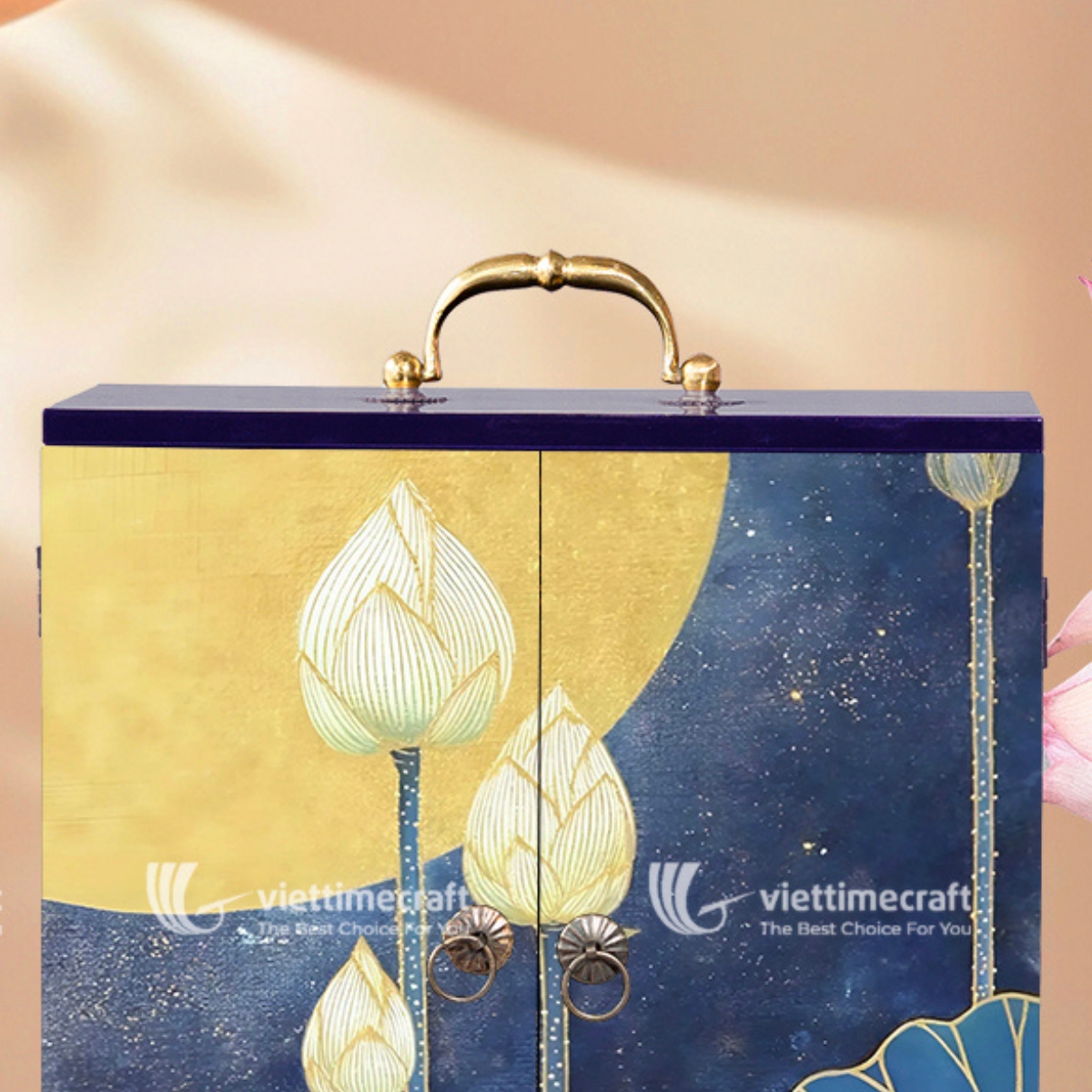 Hộp quà Trung thu quà tặng doanh nghiệp cao cấp Mẫu hộp bánh trung thu cao cấp dành cho doanh nghiệp, tập đoàn, ngân hàng tri ân khách hàng chiến lược
