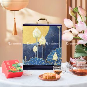 Hộp quà Trung thu quà tặng doanh nghiệp cao cấp Mẫu hộp bánh trung thu cao cấp dành cho doanh nghiệp, tập đoàn, ngân hàng tri ân khách hàng chiến lược